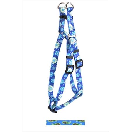 Blue Paisley Step-In Harness - Small